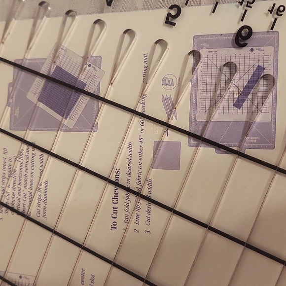 NWT June Tailor shrt cut cutting guide for crafts, quilting, squares, triangles - Picture 14 of 14